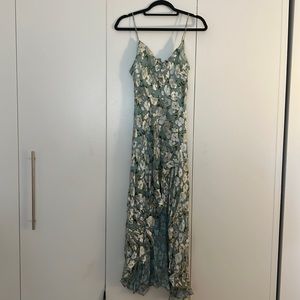 Alice + Olivia Christina High Low Midi Dress